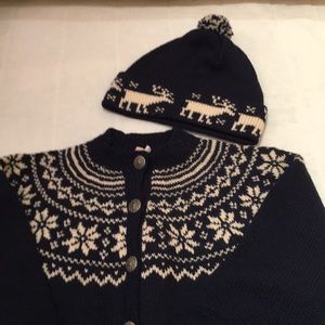Women’s Norwegian, Handknit wool sweater/hat